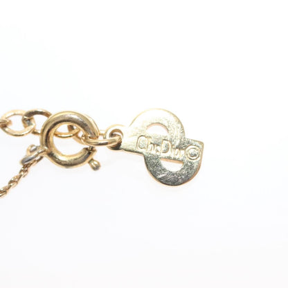 Christian Dior CD Pendant Necklace Metal, GOLD, METAL, Necklace