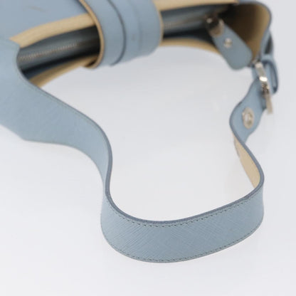 Salvatore Ferragamo Gancini Shoulder Bag Leather, BLUE, LEATHER, Shoulder bag