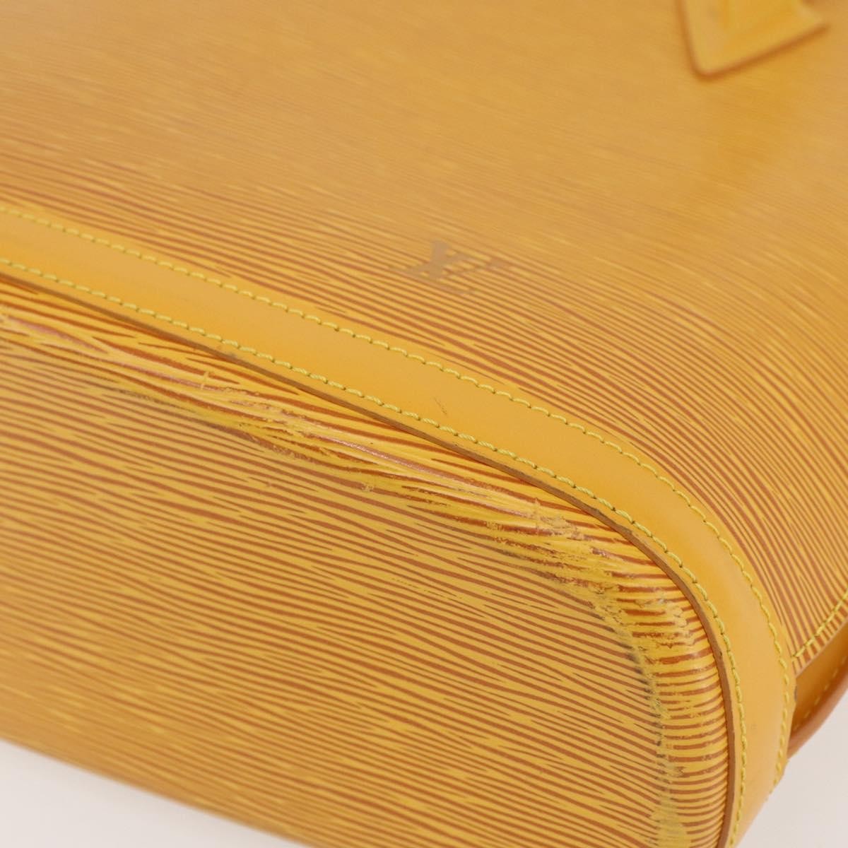 Louis Vuitton Lussac Handbag Epi Leather, YELLOW, LEATHER, Shoulder bag