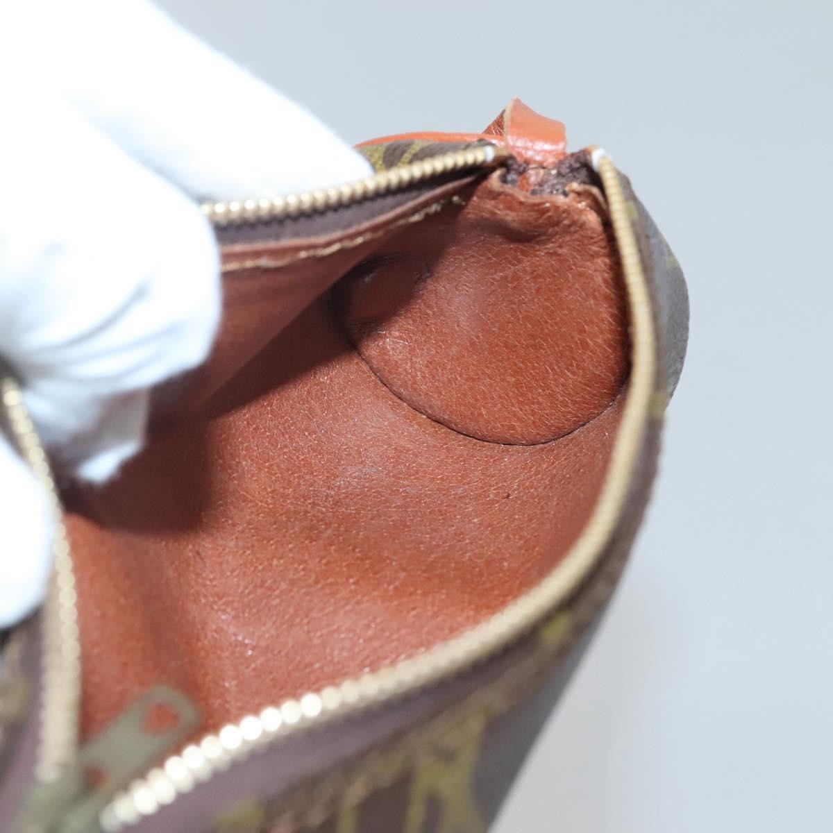 Louis Vuitton Papillon Pochette Monogram Canvas, BROWN, CANVAS, Handbag