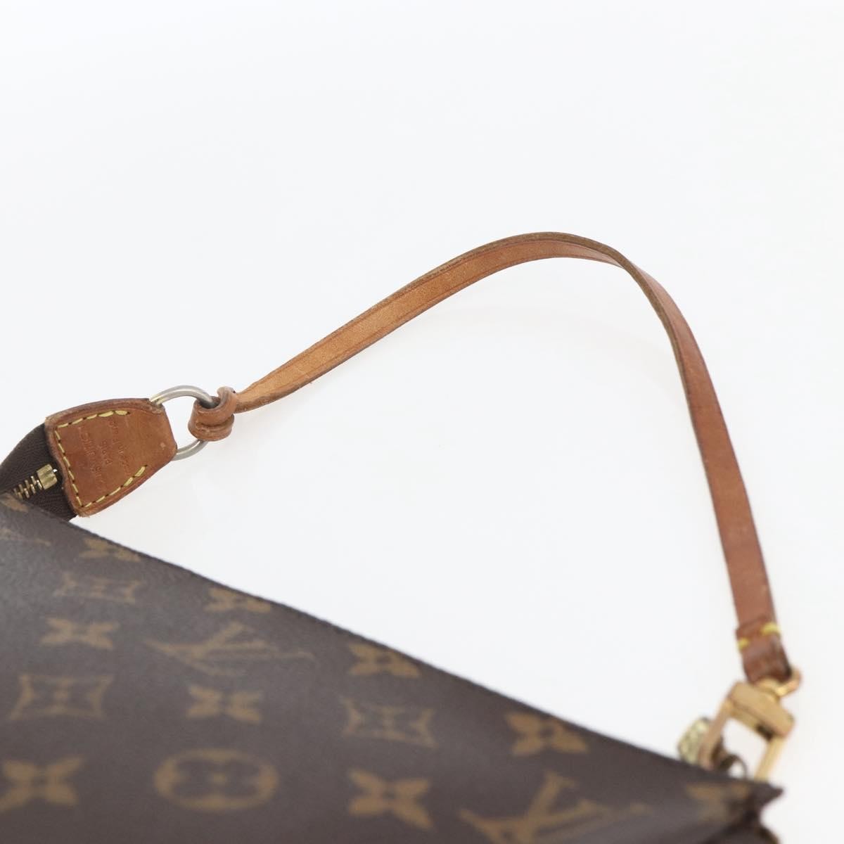 Louis Vuitton Pochette Accessoires NM Monogram Canvas, BROWN, CANVAS, Clutche & pouche