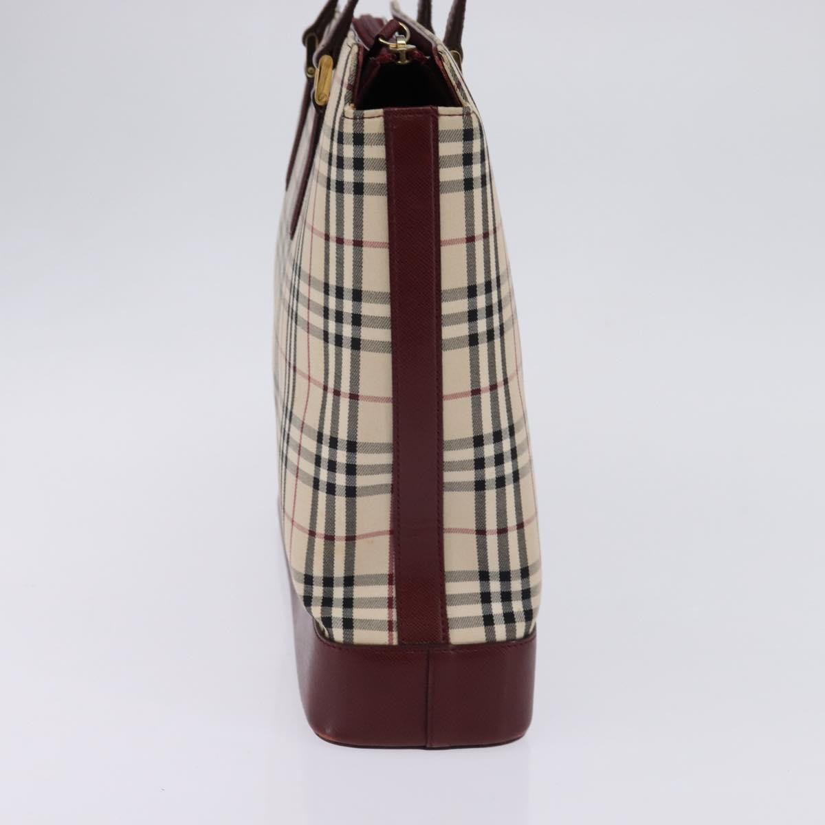 Burberry Nova Check Tote canvas check pattern, BEIGE, CANVAS, Tote bag