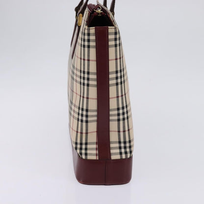 Burberry Nova Check Tote canvas check pattern, BEIGE, CANVAS, Tote bag