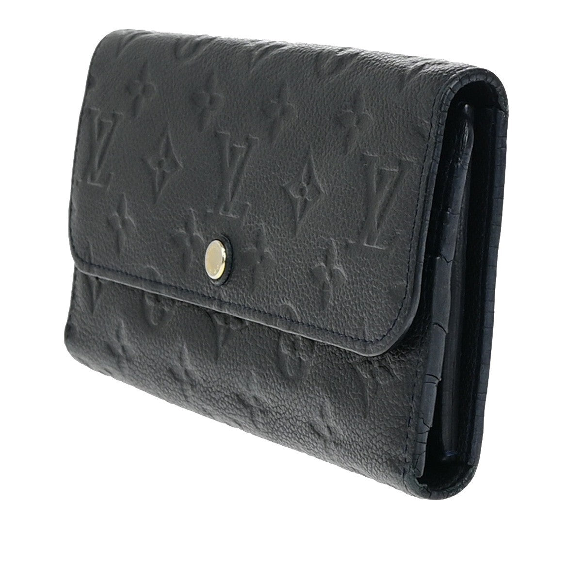 Louis Vuitton Virtuose Wallet Monogram Empreinte Leather, NAVY, LEATHER, Wallets