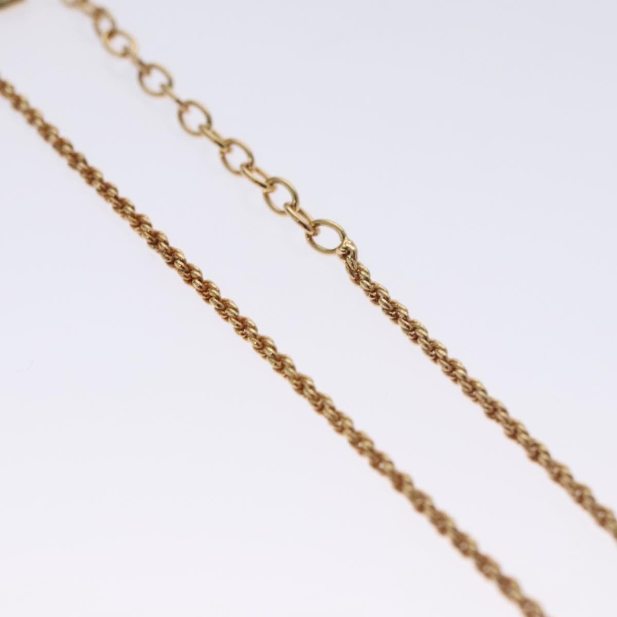 Christian Dior CD Pendant Necklace Metal, GOLD, METAL, Necklace