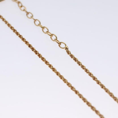 Christian Dior CD Pendant Necklace Metal, GOLD, METAL, Necklace