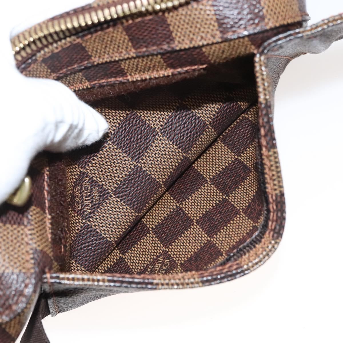 Louis Vuitton Geronimos Waist Bag Damier, BROWN, CANVAS, Travel bag