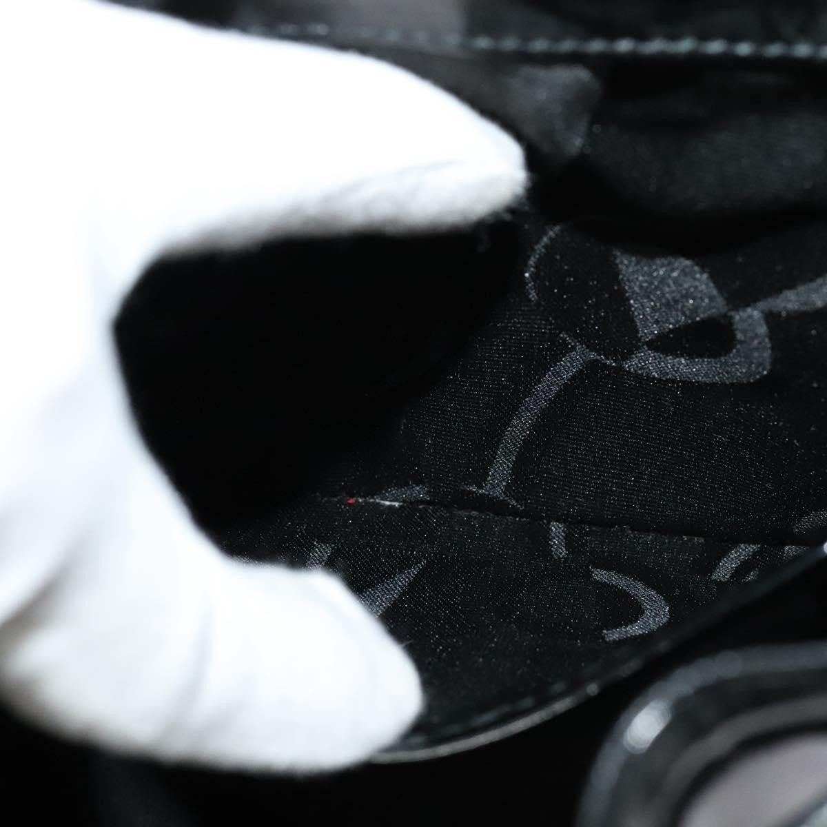 Salvatore Ferragamo Gancini Flap Drawstring Backpack Patent leather, BLACK, PATENT_LEATHER, Backpack