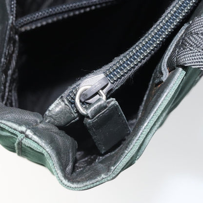 Prada Vintage Zip Tote Tessuto, GREEN, NYLON, Tote bag