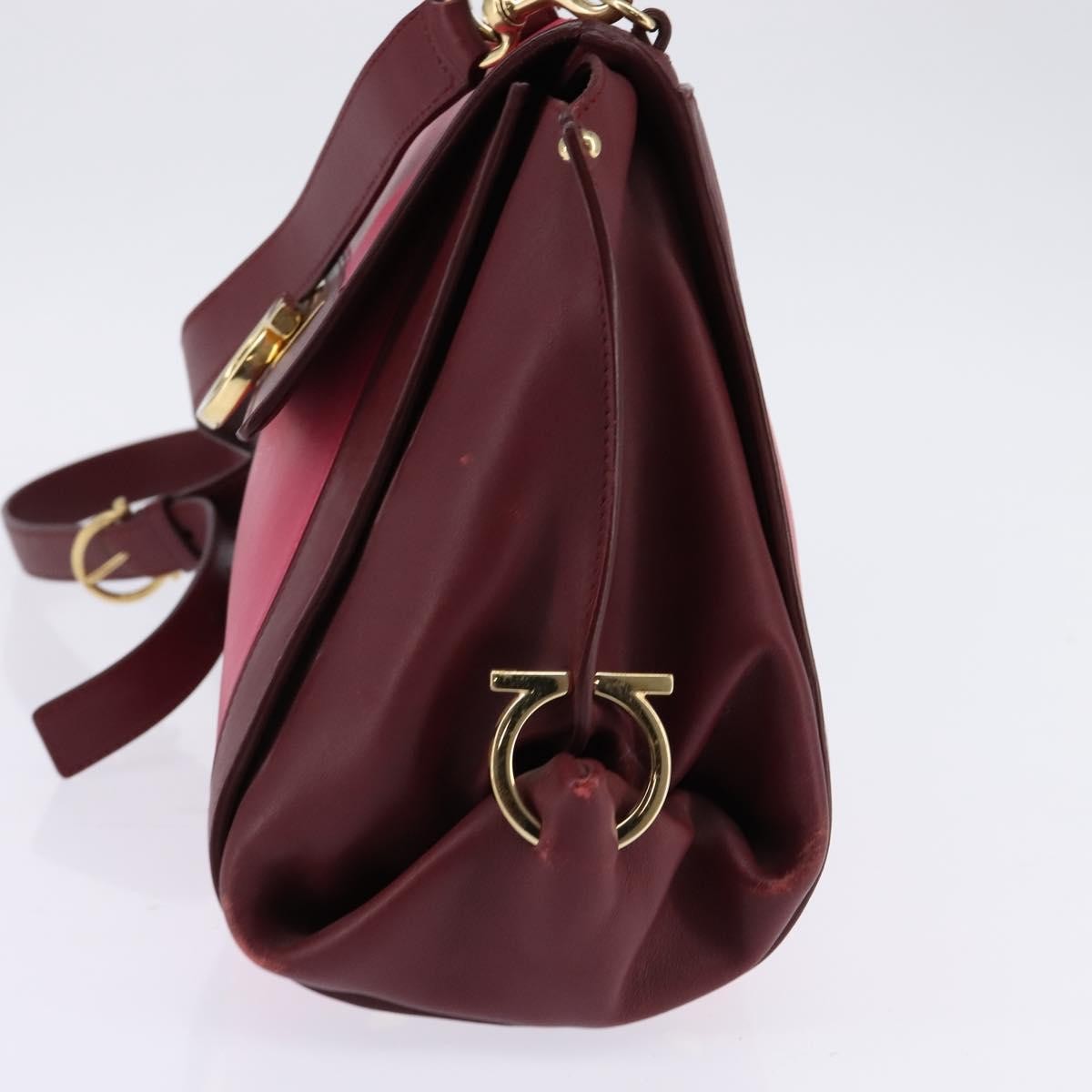 Salvatore Ferragamo Sofia Satchel Leather, PINK, LEATHER, Handbag