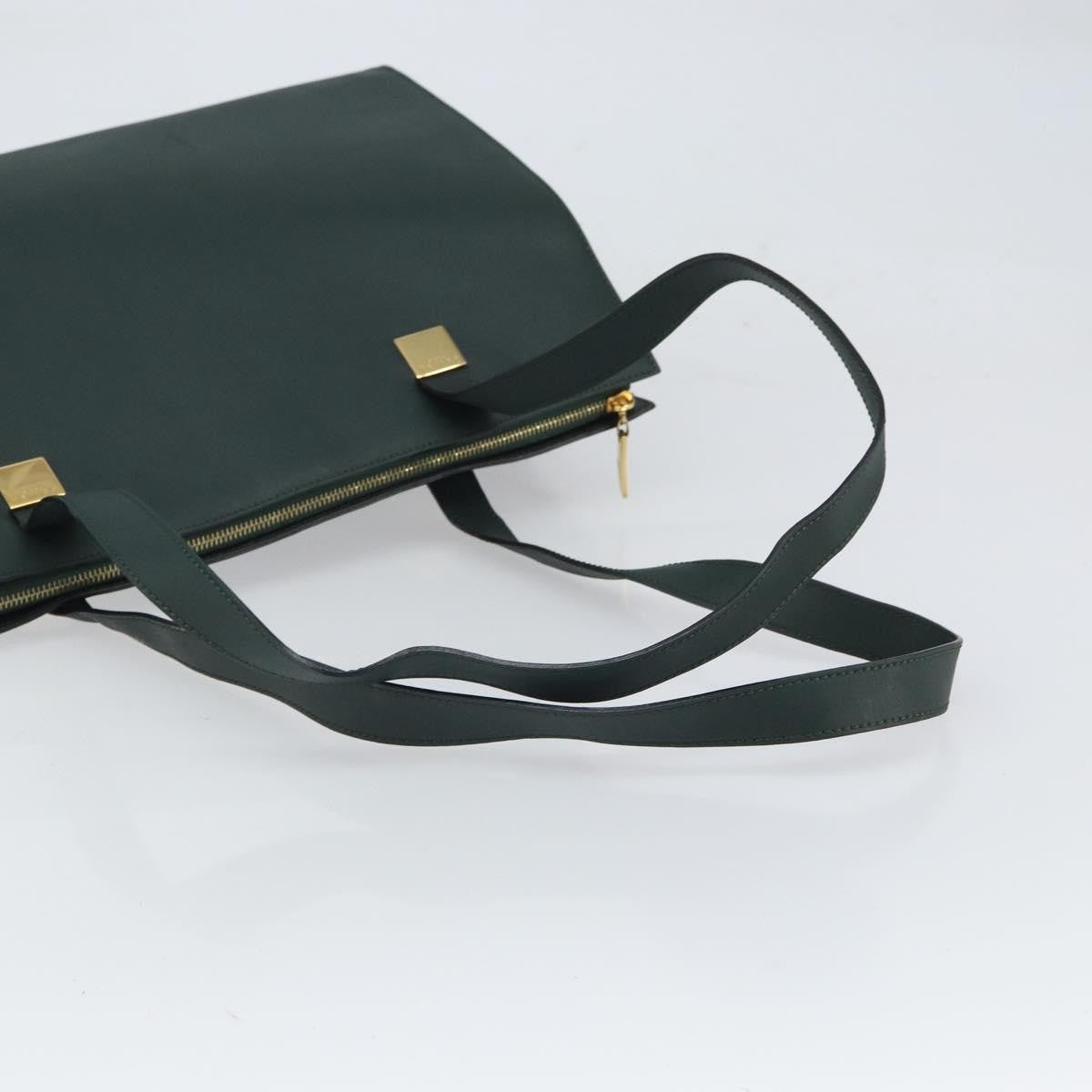 Celine Tote bag Leather, GREEN, LEATHER, Tote bag