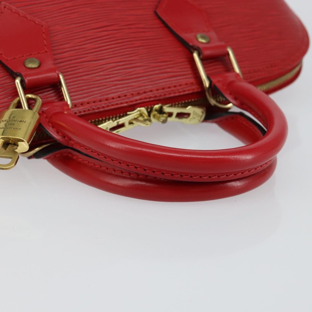 Louis Vuitton Alma Handbag Epi Leather, RED, LEATHER, Handbag