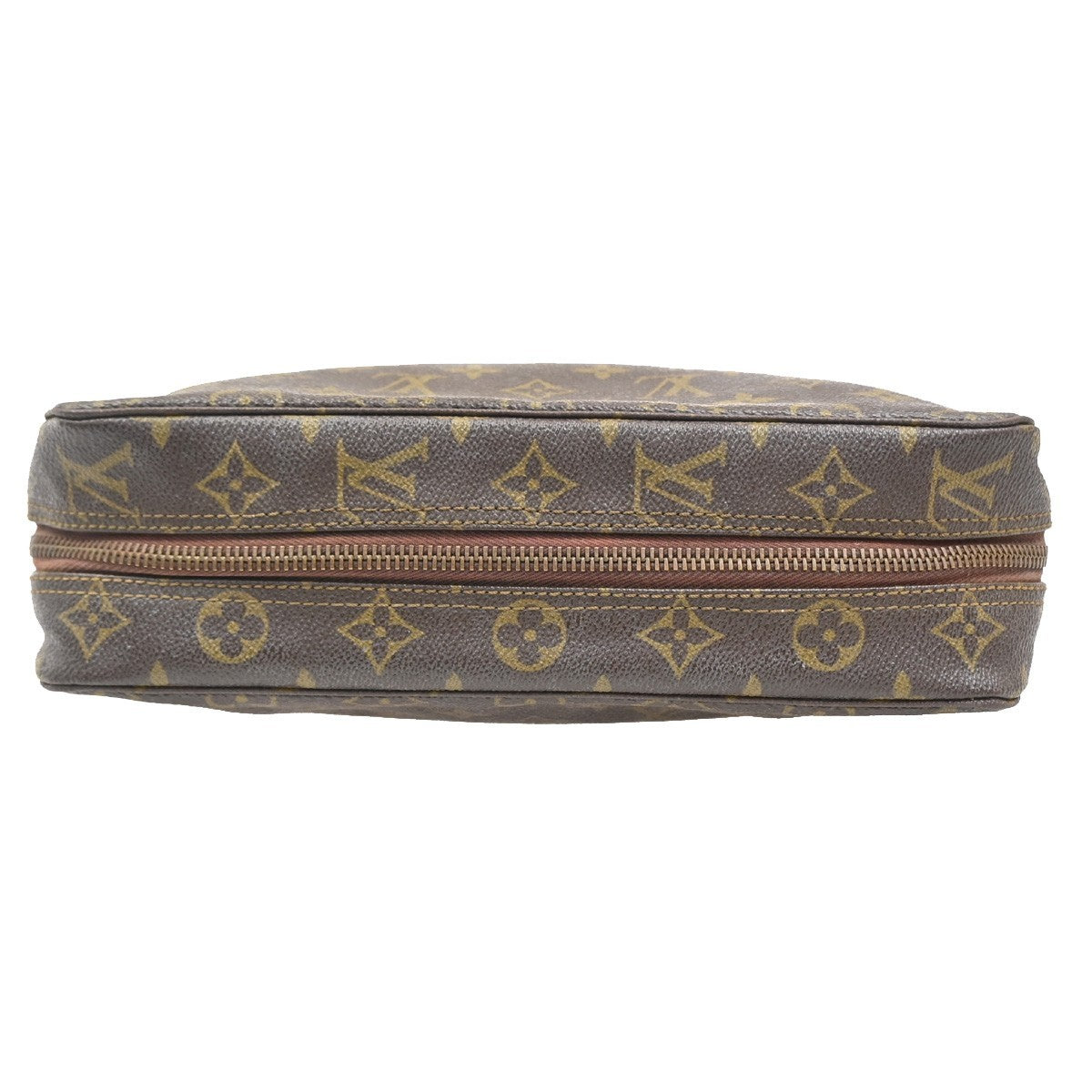 Louis Vuitton Trousse Toilette Monogram Canvas, BROWN, LEATHER, Clutche & pouche