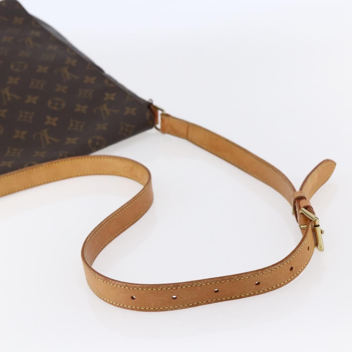 Louis Vuitton Musette Handbag Monogram Canvas, BROWN, CANVAS, Shoulder bag