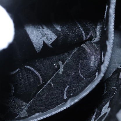 Salvatore Ferragamo Gancini Shoulder Bag Leather, BLACK, LEATHER, Tote bag