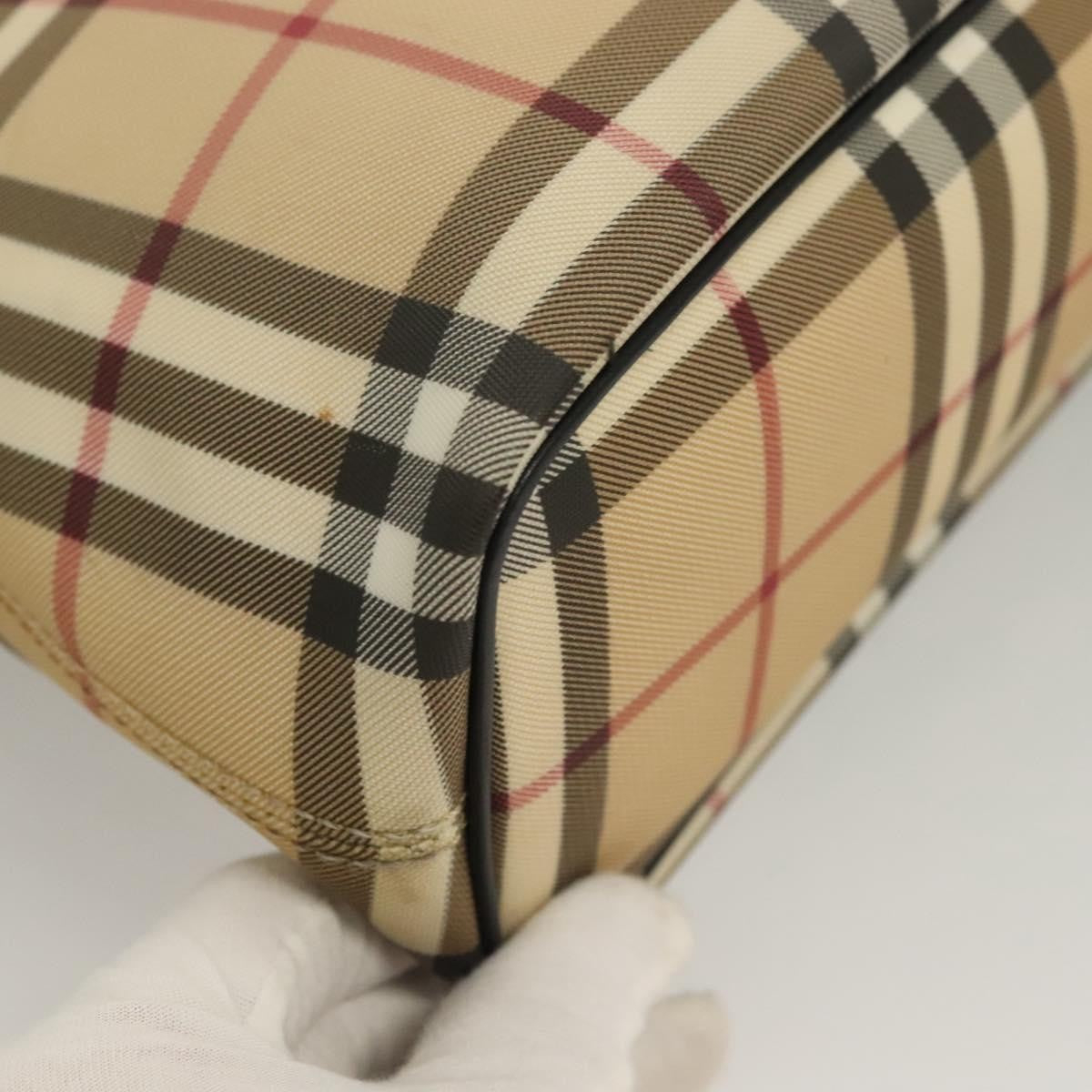 Burberry Nova Check Handbag Nova Check Canvas, BEIGE, CANVAS, Handbag