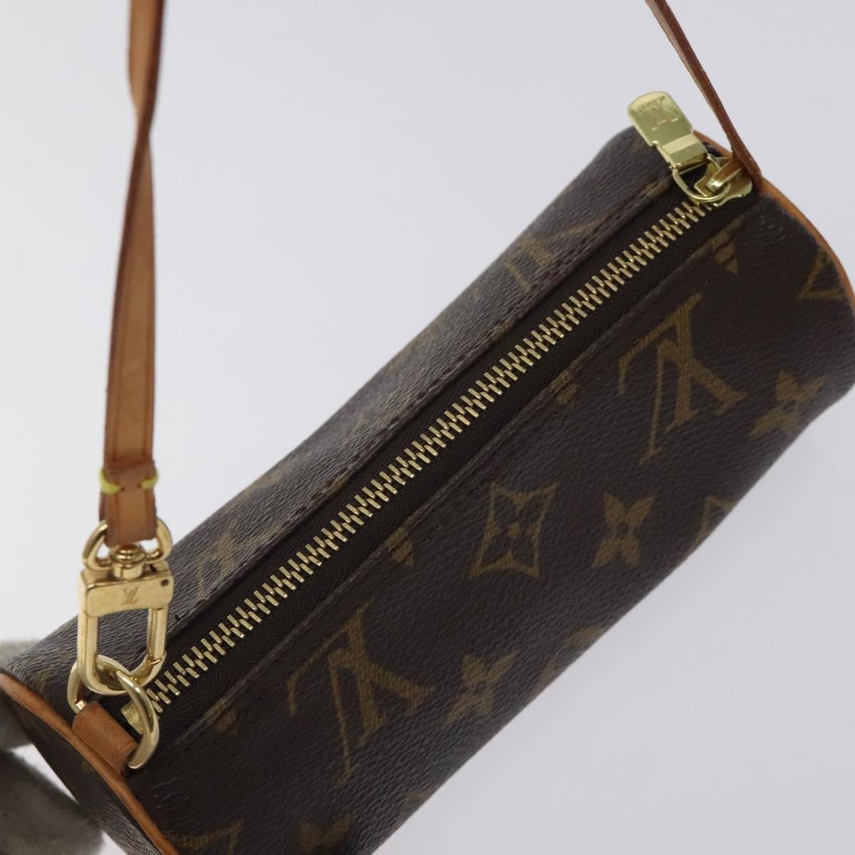 Louis Vuitton Papillon Pochette Monogram Canvas, BROWN, CANVAS, Handbag
