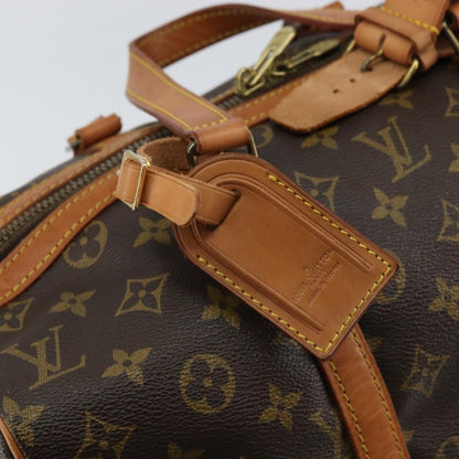 Louis Vuitton Sac Souple Handbag Monogram Canvas, BROWN, CANVAS, Travel bag