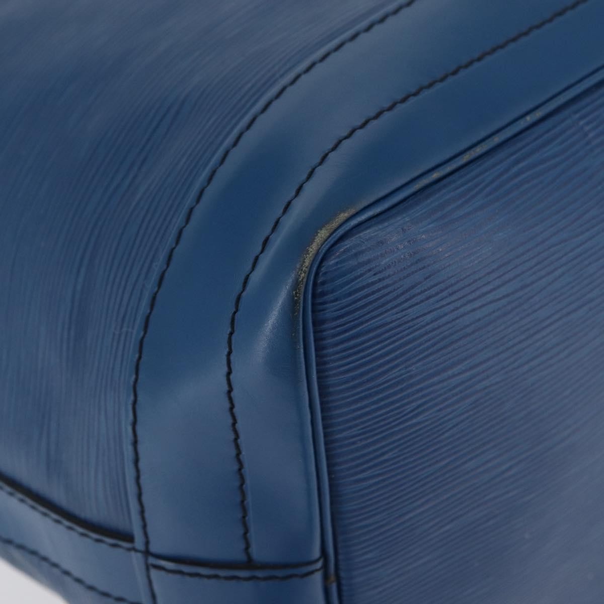 Louis Vuitton Petit Noe NM Handbag Epi Leather, BLUE, LEATHER, Shoulder bag