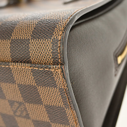 Louis Vuitton Triana Bag Damier, BROWN, CANVAS, Handbag