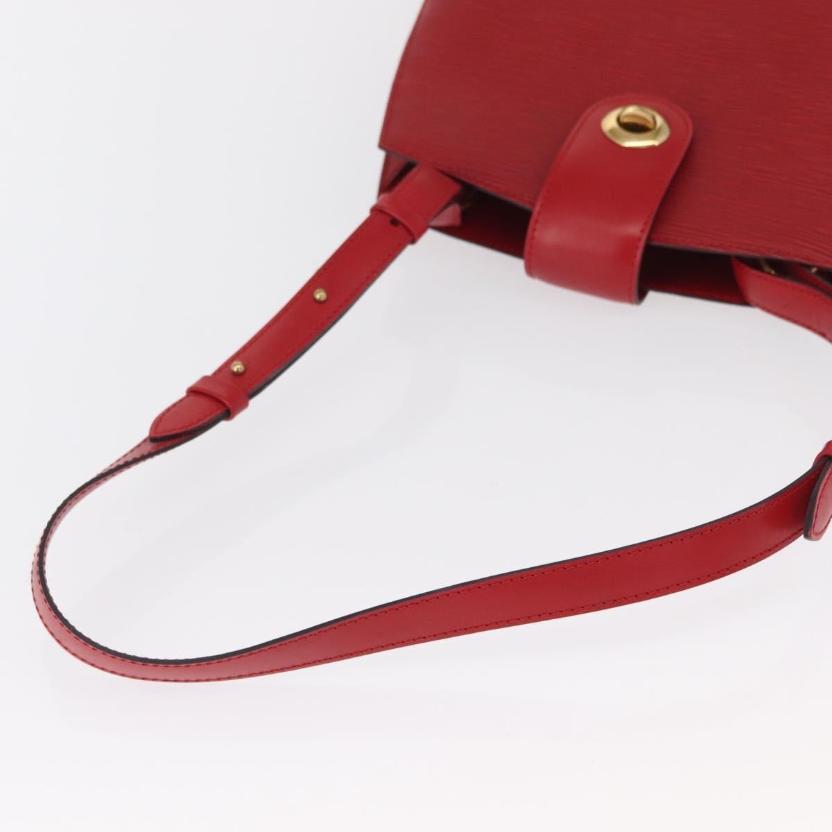 Louis Vuitton Cluny Shoulder Bag Epi Leather, RED, LEATHER, Shoulder bag