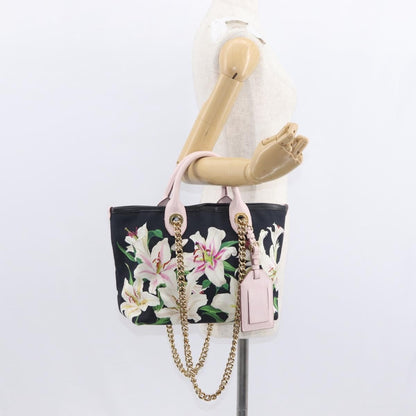 Dolce & Gabbana Capri Tote Printed Canvas with Lizard Embossed Leather, MULTICOLOUR, CANVAS, Tote bag