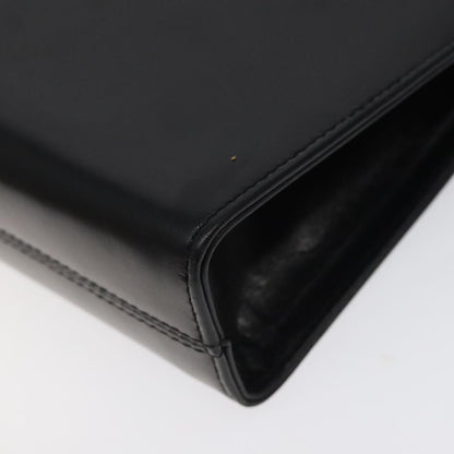 Salvatore Ferragamo Gancini Shoulder Bag Leather, BLACK, LEATHER, Shoulder bag