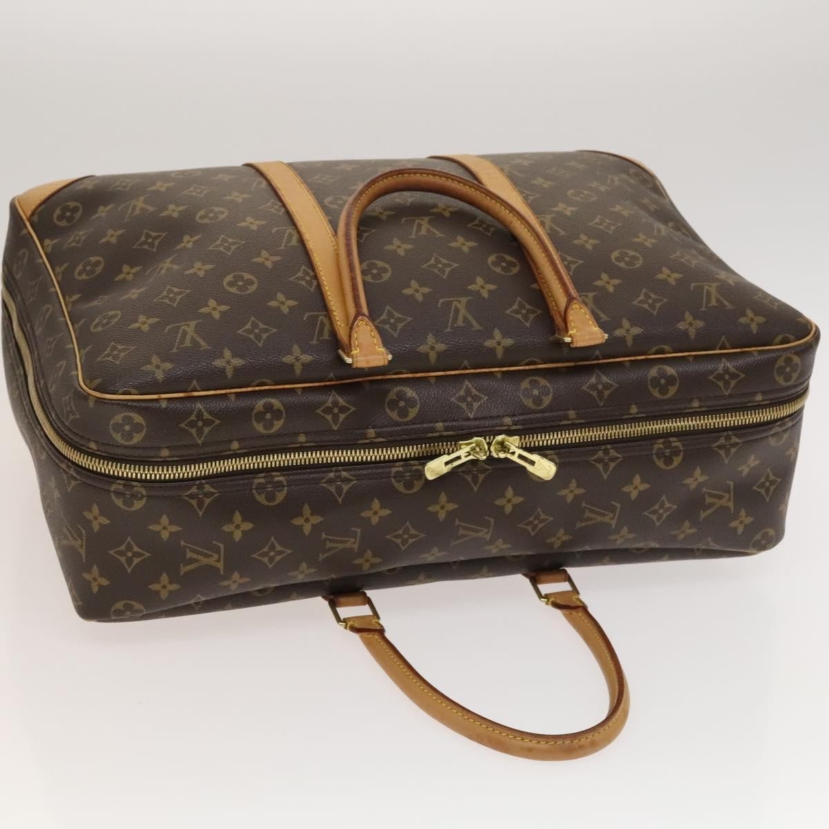 Louis Vuitton Sirius Handbag Monogram Canvas, BROWN, CANVAS, Handbag