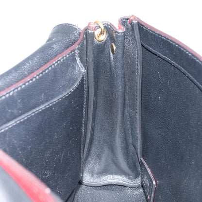 Chloe Elle Chain Clutch Leather, RED, LEATHER, Clutche & pouche