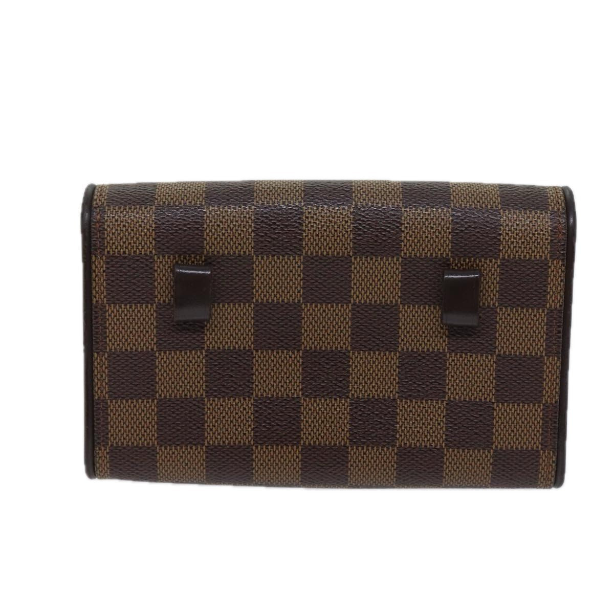 Louis Vuitton Florentine Waist Bag Damier Canvas, Brown, Canvas, Clutch