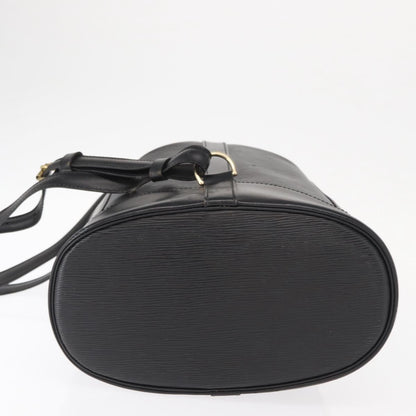 Louis Vuitton Randonnee Backpack Epi Leather, Black, Leather, Shoulder Bag