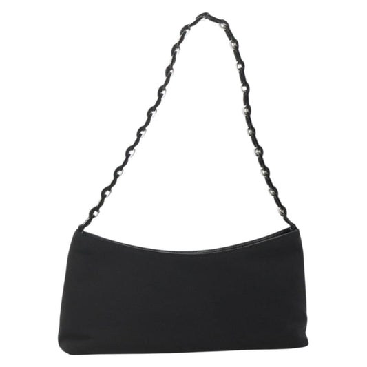 Salvatore Ferragamo Vala Shoulder Bag Nylon, BLACK, NYLON, Shoulder bag