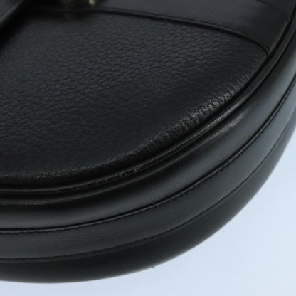 Burberry Flap Shoulder Bag Leather, BLACK, LEATHER, Shoulder bag
