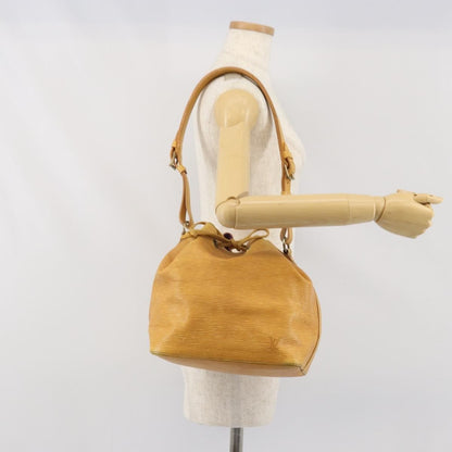 Louis Vuitton Noe Handbag Epi Leather, YELLOW, LEATHER, Shoulder bag