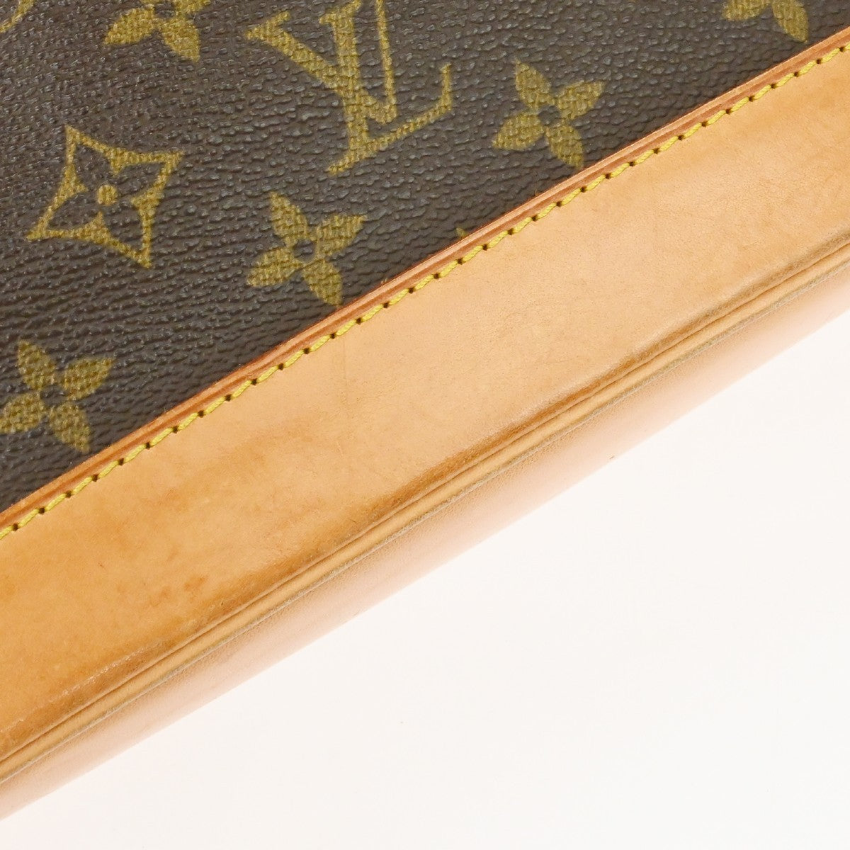 Louis Vuitton Alma Handbag Monogram Canvas, Brown, Canvas, Handbag