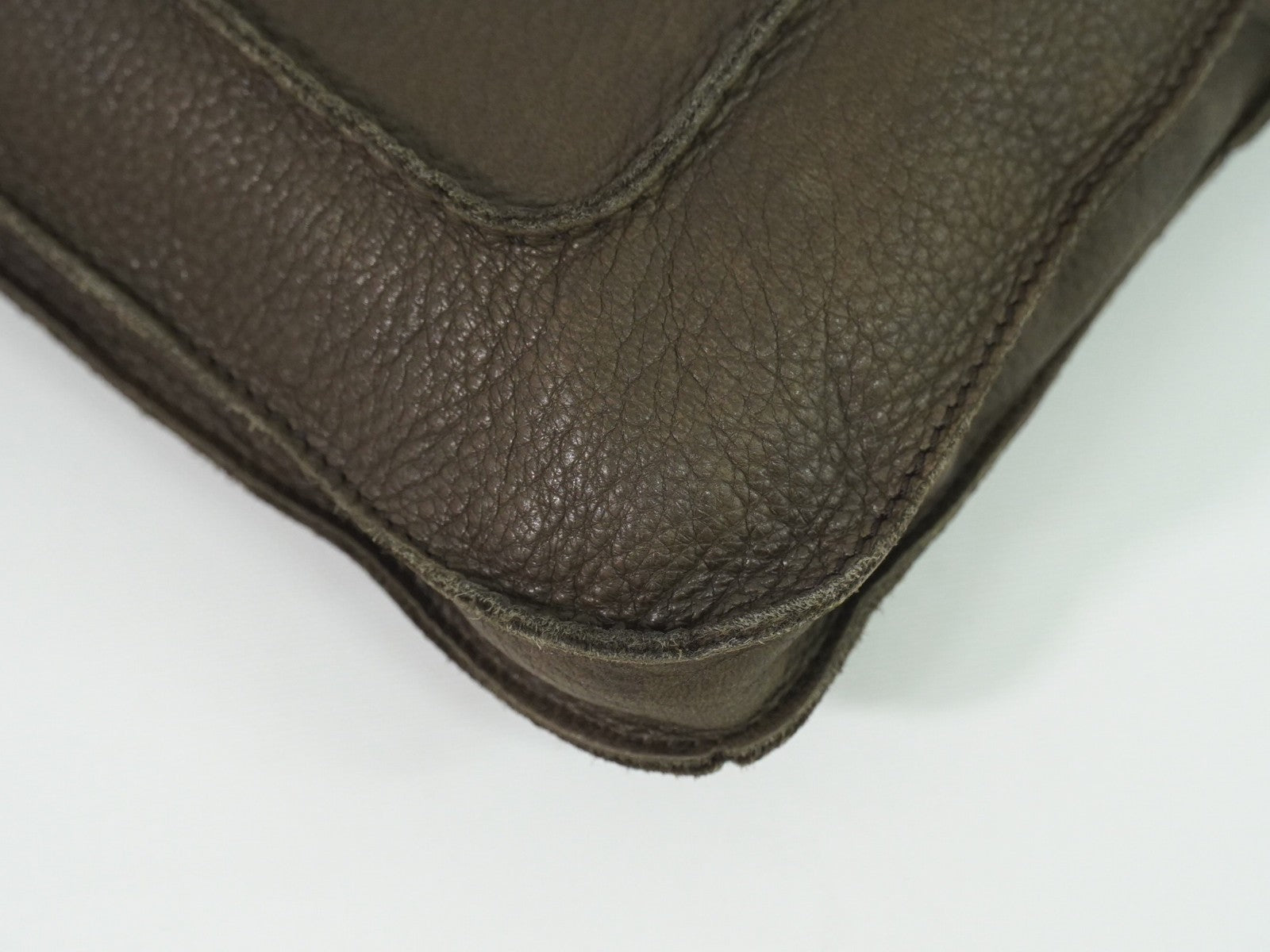 Hermes Toudou Messenger Bag Leather, BROWN, LEATHER, Crossbody bag