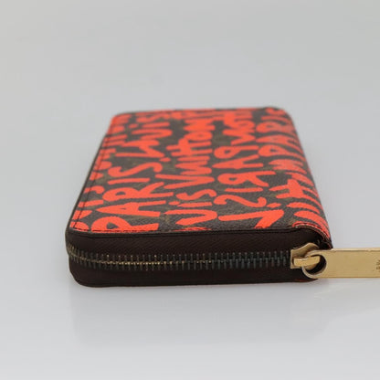 Louis Vuitton Zippy Wallet NM Monogram Graffiti, ORANGE, CANVAS, Wallets