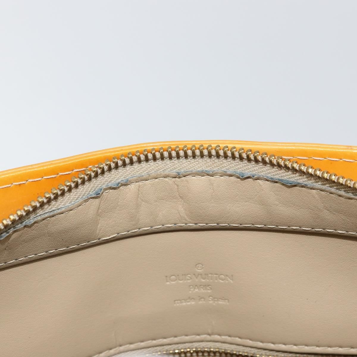 Louis Vuitton Houston Handbag Monogram Vernis, BEIGE, PATENT_LEATHER, Handbag