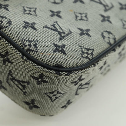 Louis Vuitton Juliette Crossbody Bag Mini Lin, BLUE, CANVAS, Shoulder bag