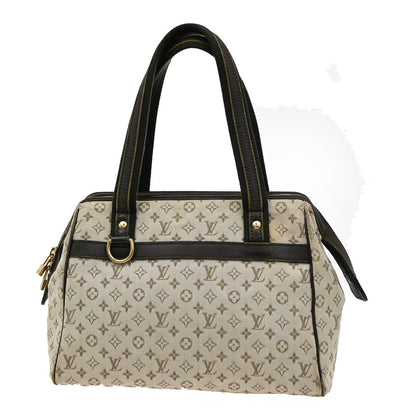Louis Vuitton Josephine Handbag Mini Lin, KHAKI, CANVAS, Shoulder bag