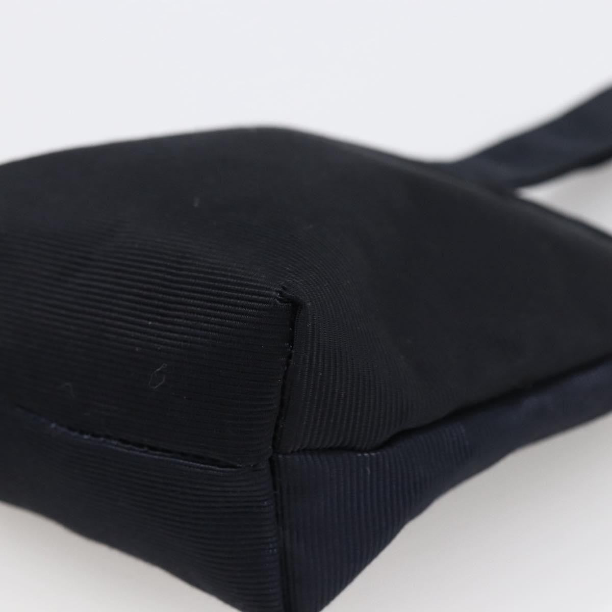 Celine Circle Logo Pouch Nylon, NAVY, NYLON, Clutche & pouche