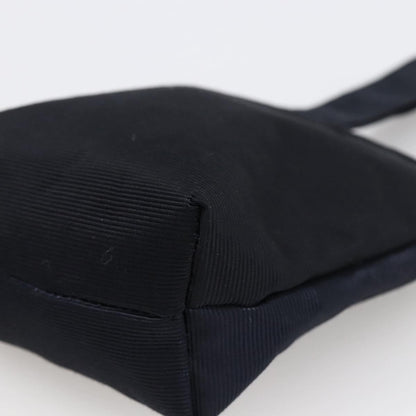Celine Circle Logo Pouch Nylon, NAVY, NYLON, Clutche & pouche
