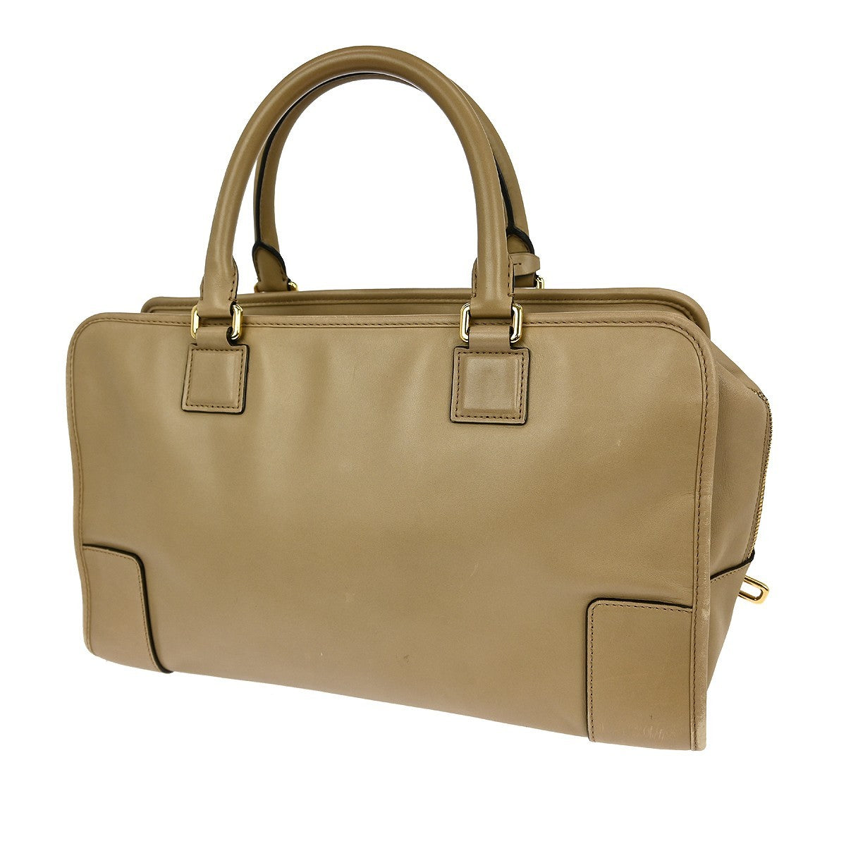 Loewe Amazona Bag Leather, GRAY, LEATHER, Handbag