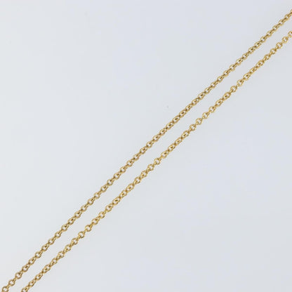 Christian Dior D logo Pendant Necklace Metal, GOLD, METAL, Necklace