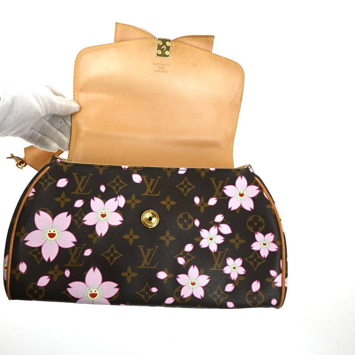 Louis Vuitton Retro Bag Limited Edition Cherry Blossom Monogram, BROWN, CANVAS, Handbag