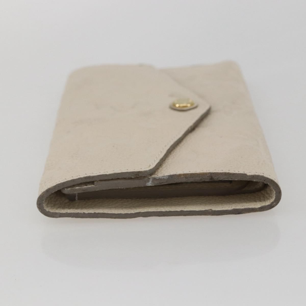 Louis Vuitton Zoe Wallet Monogram Empreinte Leather, BEIGE, LEATHER, Wallets