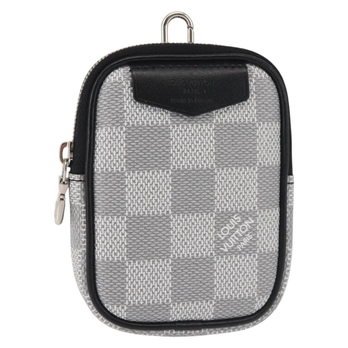 Louis Vuitton Modular Pouch Limited Edition Damier Graphite 3D, GRAY, CANVAS, Clutche & pouche