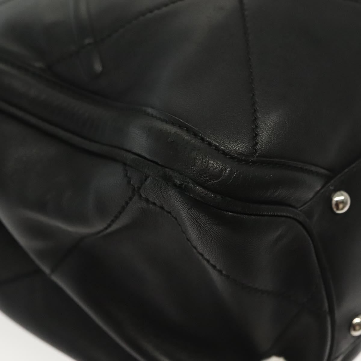 Salvatore Ferragamo Vala Handbag Leather, BLACK, LEATHER, Handbag
