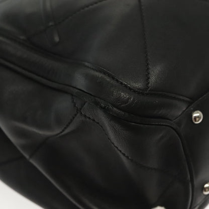Salvatore Ferragamo Vala Handbag Leather, BLACK, LEATHER, Handbag