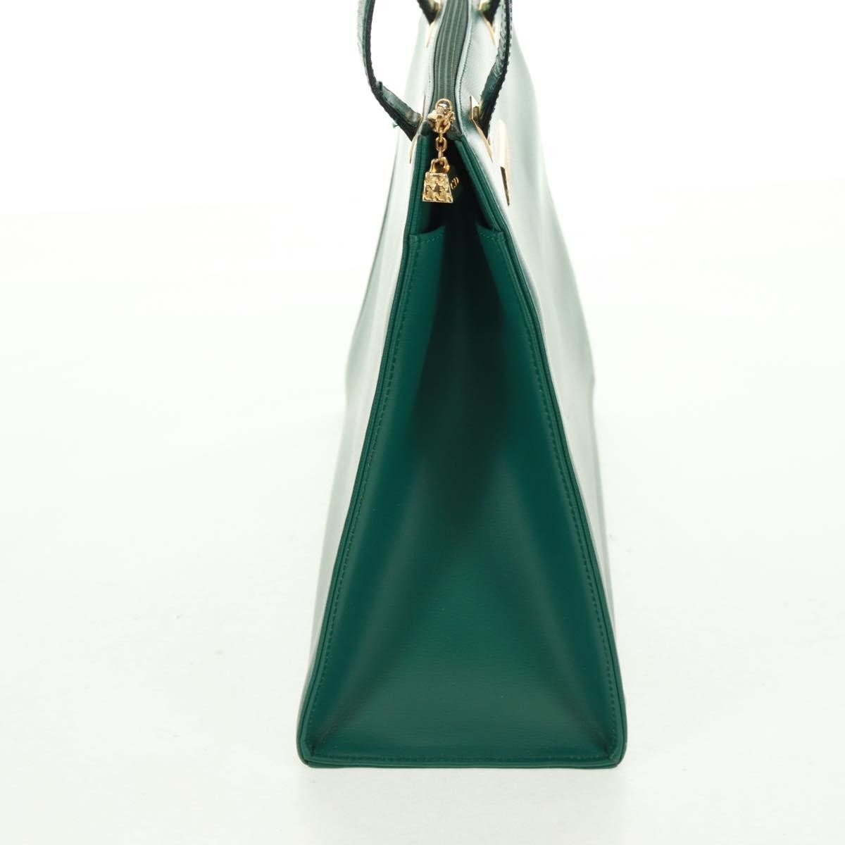 Christian Dior Vintage Handbag Leather, GREEN, LEATHER, Handbag
